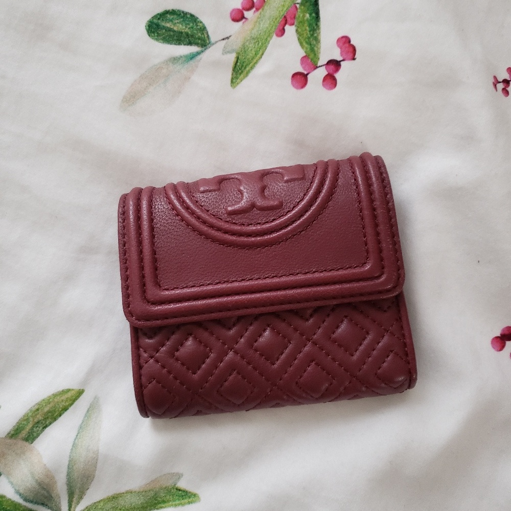 Tory Burch Fleming Mini Flap Wallet - Port Royal